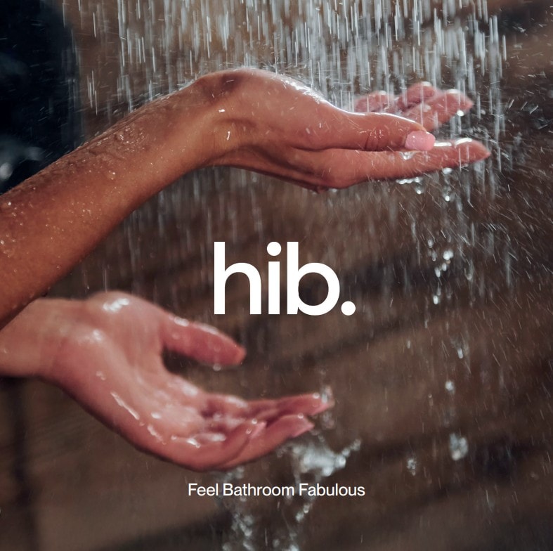 HiB Consumer Brochure October 2025 featuring bathroom mirrors, cabinets, furniture and brassware