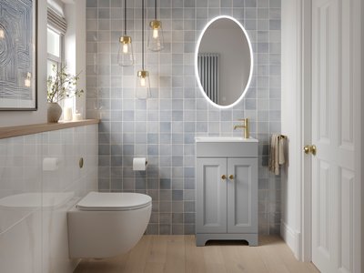 Elegant lighting and sophisticated ambiance for cloakrooms Essex Northamptonshire - Bowman Bathrooms