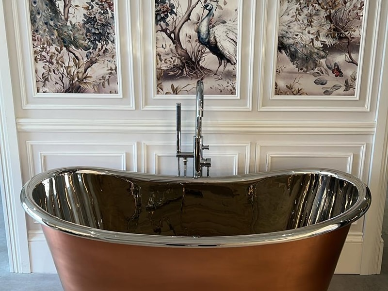 Spa-inspired freestanding baths display at Daventry showroom NN11